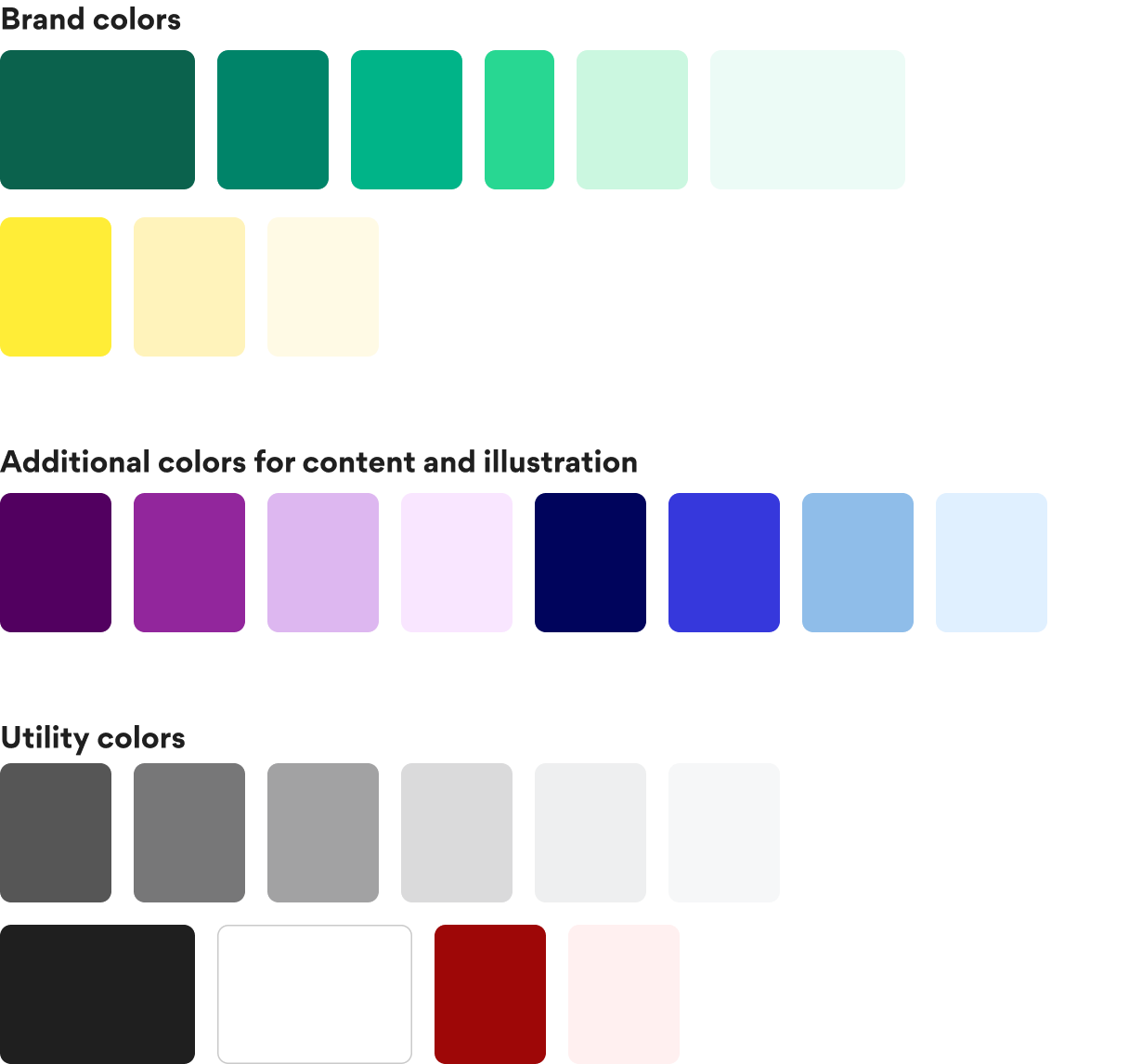 After color palette