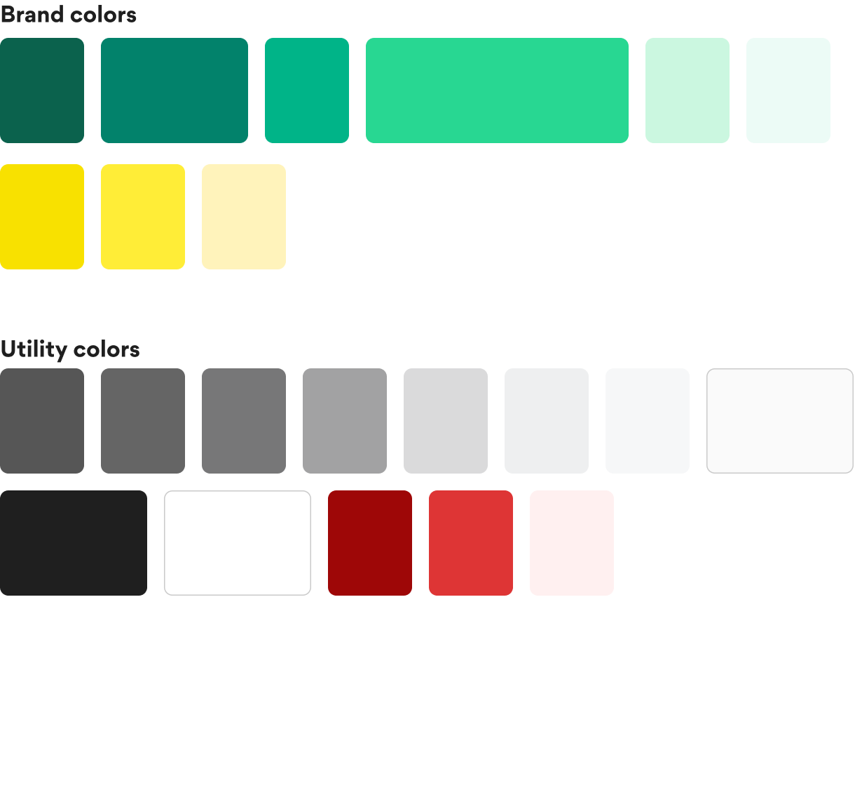 Before color palette