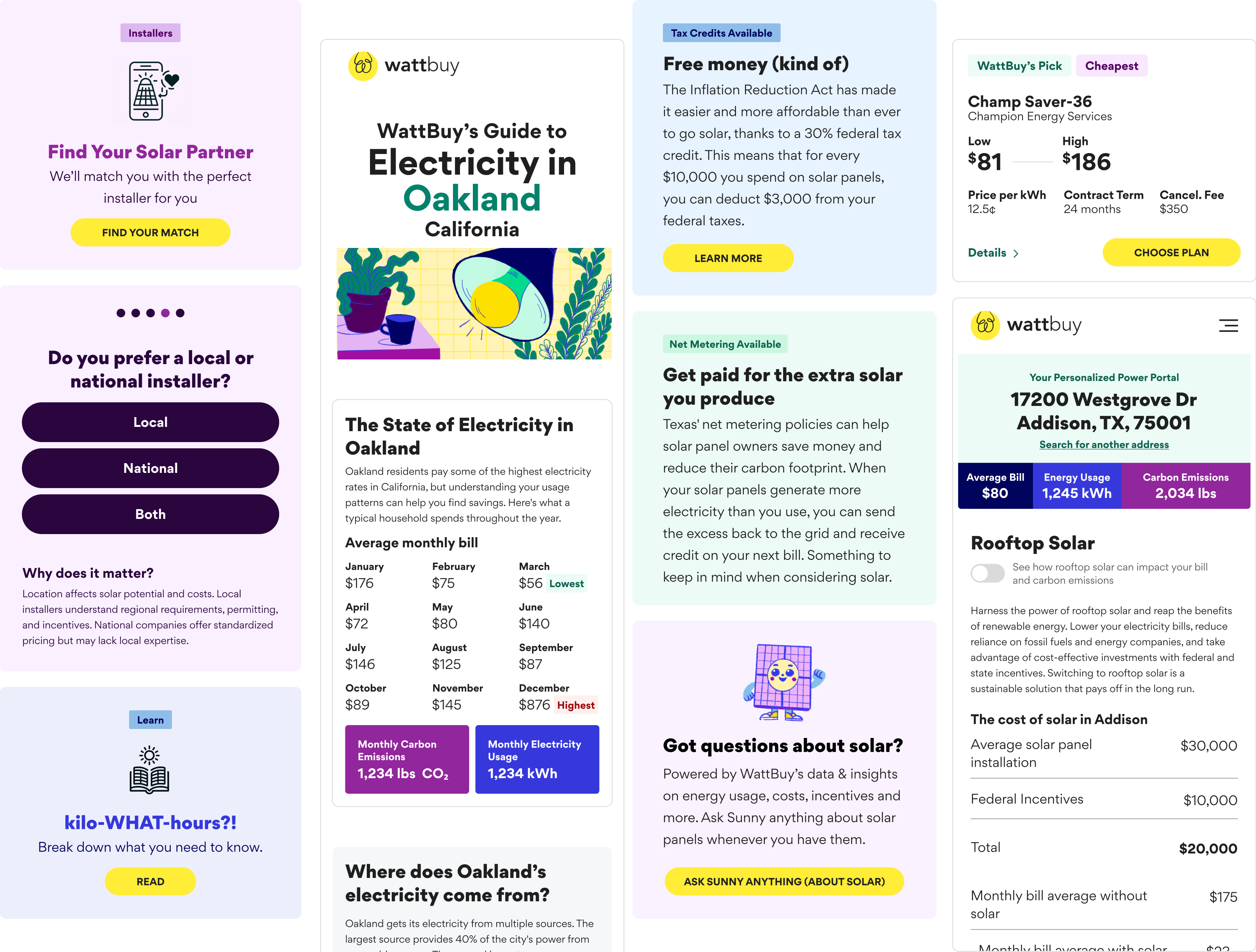 UI component examples